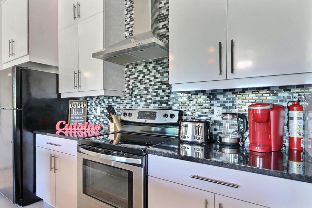 Good Vibes Only -Modern And Spacious 2 Bedroom Condo 4 Beds Free Parking, Gym Quebec City Exterior photo