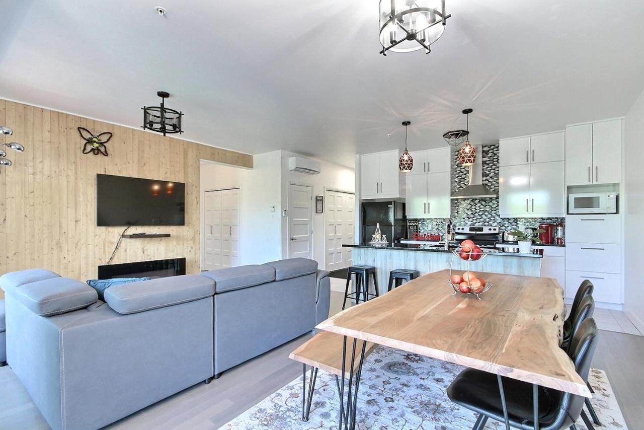 Good Vibes Only -Modern And Spacious 2 Bedroom Condo 4 Beds Free Parking, Gym Quebec City Exterior photo
