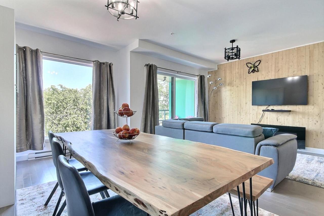 Good Vibes Only -Modern And Spacious 2 Bedroom Condo 4 Beds Free Parking, Gym Quebec City Exterior photo